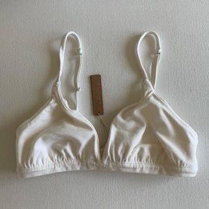 NWT SKIMS Cotton jersey bralette size Small